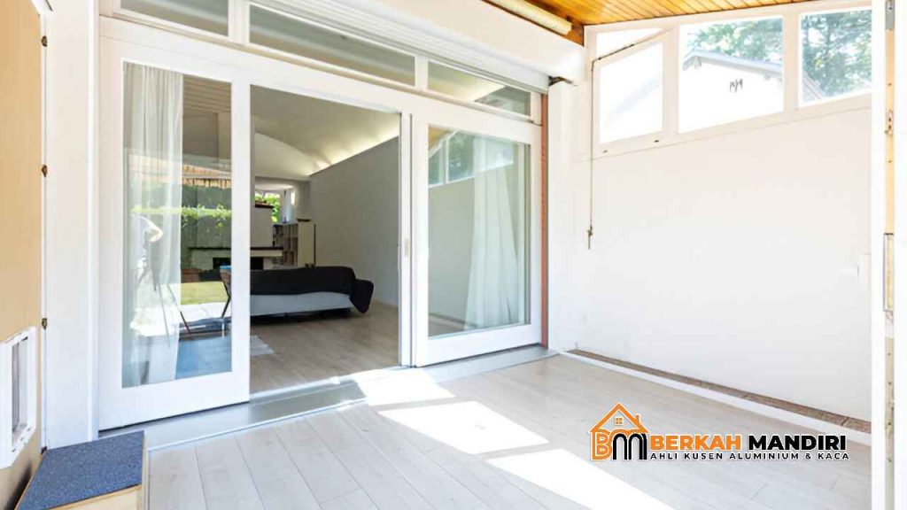 Sliding door kontemporer di Serpong