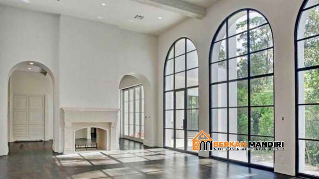 Kusen Aluminium Lengkung Bekasi Model Terbaru Desain Mewah Elegan