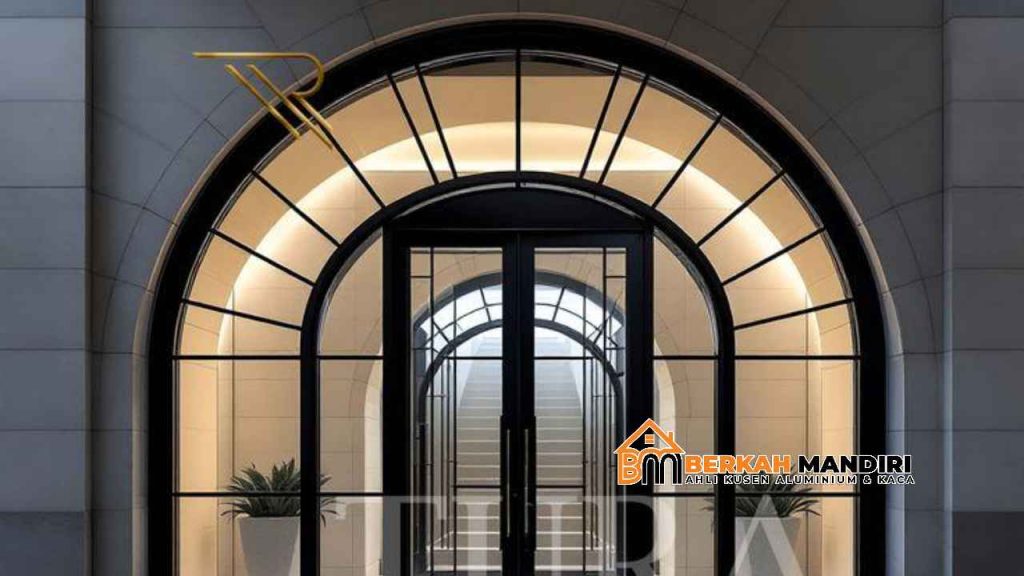 Kusen Aluminium Lengkung Bekasi Model Terbaru Desain Mewah Elegan