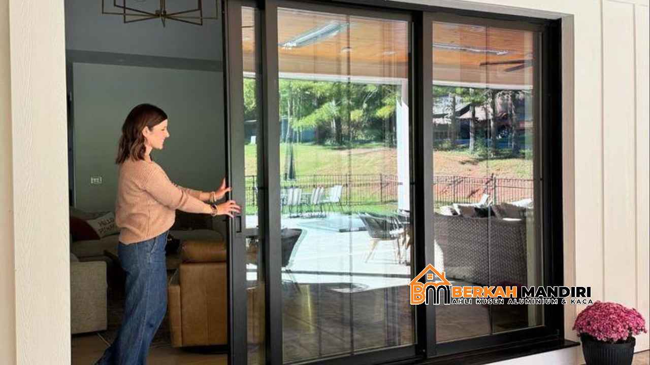 Sliding door aluminium jakarta utara cocok untuk rumah modern minimalis