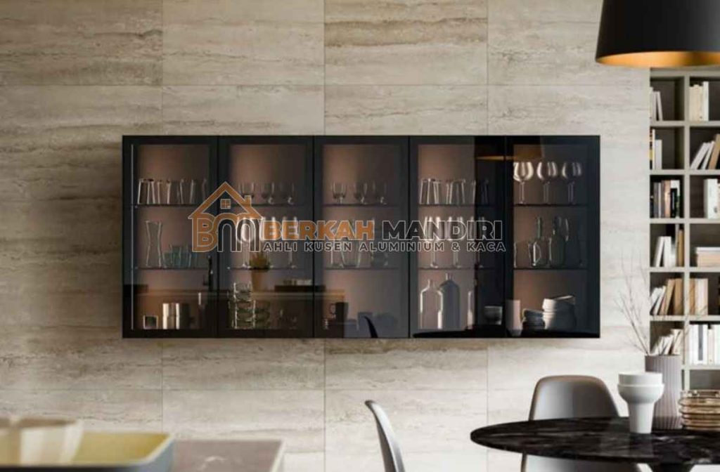 Jual Lemari Kaca Aluminium Bekasi Untuk Ruangan Modern