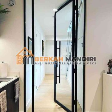Pintu Swing Kaca Depok Custom Anti Pecah