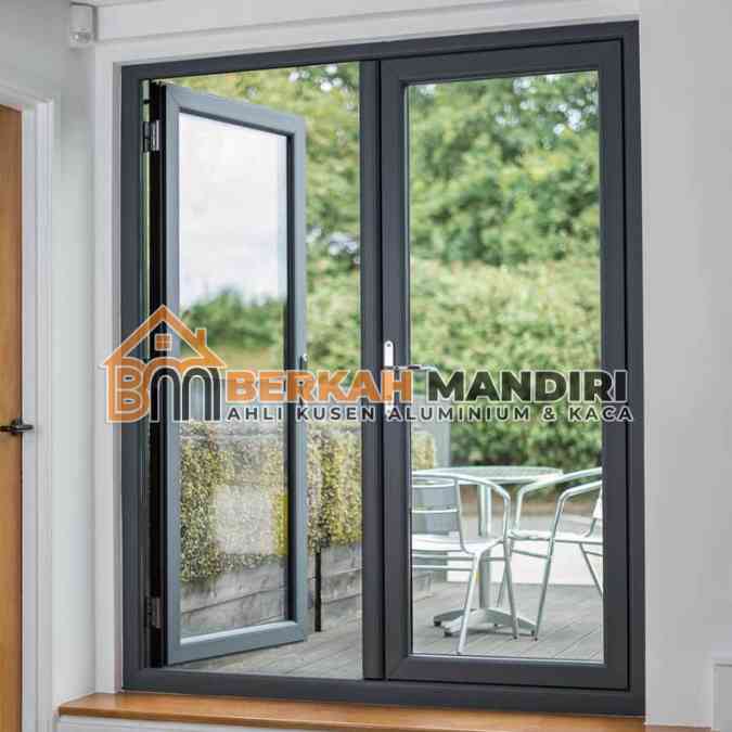 Pintu Swing Kaca Depok Custom Anti Pecah