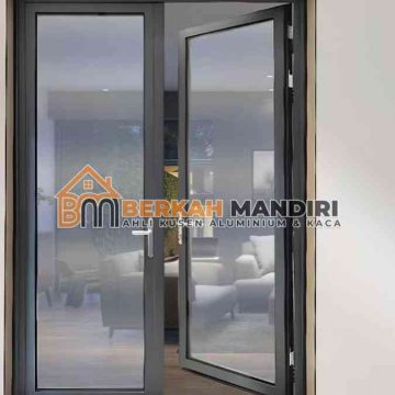Paket Pintu Swing Kaca Cikarang Murah untuk Ruko Baru