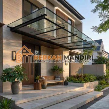 kanopi kaca tempered bekasi tebal 10mm harga pabrik