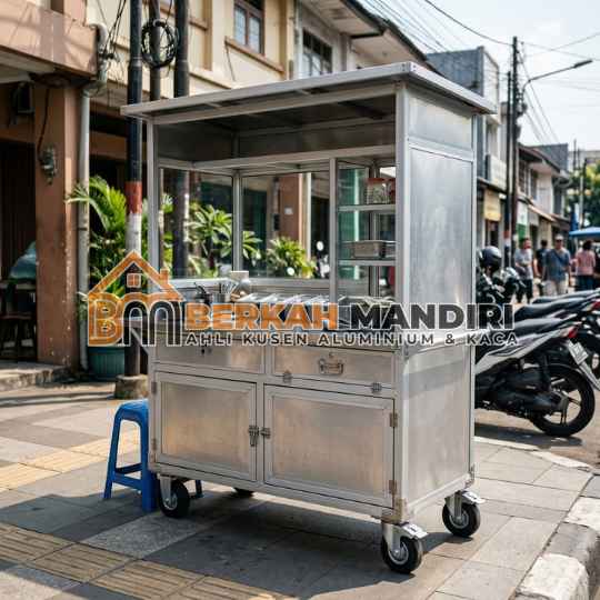 Custom Gerobak Alumunium Bogor Keliling Paling Kokoh