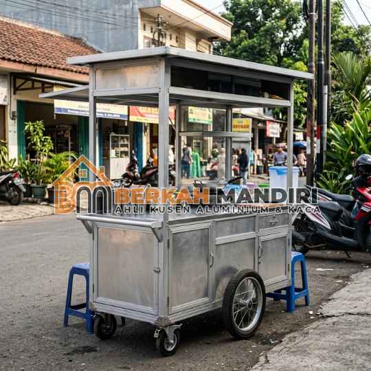 Custom Gerobak Alumunium Bogor Keliling Paling Kokoh